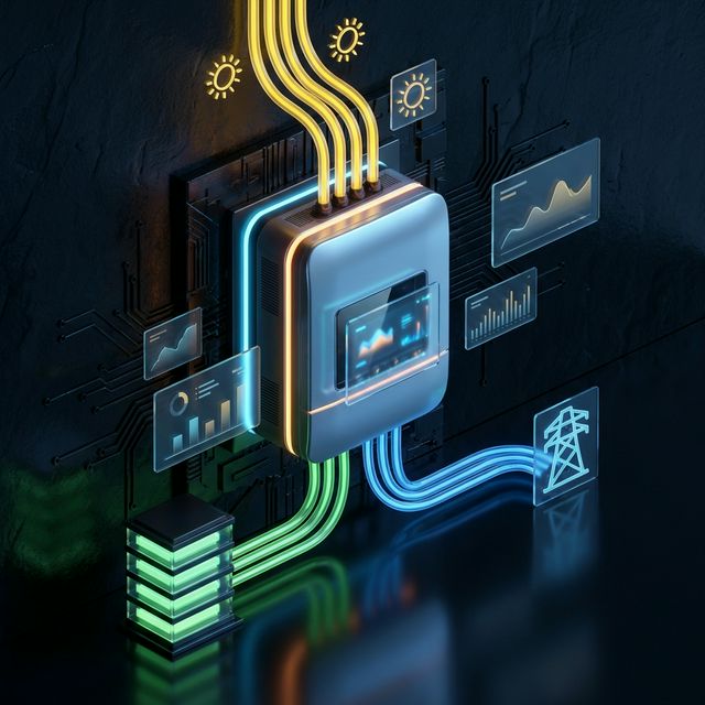 Flux d'Énergie de l'Onduleur Hybride